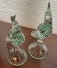 Pr. Murano Glass Peacocks (CTF10)