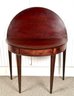 Antique Federal Inlaid Demi-lune Card Table (CTF20)