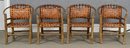 Antique Adirondack Hickory Armchairs (CTF50)