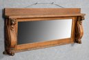 Vintage Oak Wall Mirror (CTF10)