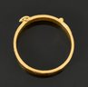 22k Yellow Gold Buckle Ring (CTF10)
