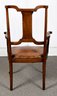 Antique Arts And Crafts Oak Armchair (CTF10)