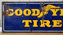 Vintage Good Year Tires Porcelain Advertising Sign (CTF20)