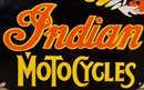 Reproduction Porcelain Indian Motorcycles Advertising Sign (CTF20)