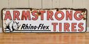 Vintage Armstrong Rhino-Flex Tire Advertising Sign (CTF20)
