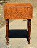 19th C. Two Drawer Birdseye Maple Stand (CTF10)