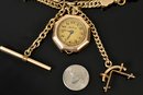 Victorian Helbros Watch & Chain (CTF10)