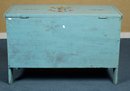 Antique Paint Decorated Lift-top Box (CTF20)