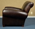 Mitchell Gold & Bob Williams For Pottery Barn Leather Club Chair, 2 Of 2 (CTF30)
