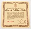 1976 Canadian Olympic Gold Coin (CTF10)