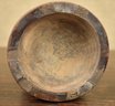 Antique Chinese Brush Pot And Carved Lid (CTF10)