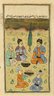 Two Antique Indian Gouache Manuscript Paintings On Paper (CTF20)