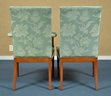 Fine Set Of 12 Regency Style Upholstered Dining Chairs (CTF60)