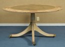 Antique Regency Style Paint Decorated Center Table (CTF30)