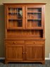 Contemporary Cherry Two-Part Set-back Cupboard (CTF50)