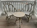 Authentic Currey Co. Faux Bois Chairs And Side Tables (CTF100)