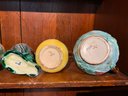 Six Vintage And Antique Majolica Pitchers (CTF20)