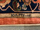 Vintage Hand Woven And Signed Oriental Room Size Rug (CTF30)