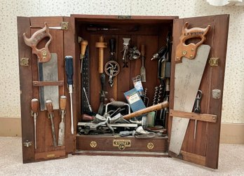 Vintage Stanley Works Sweetheart Tool Cabinet (CTF20)
