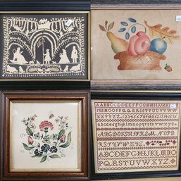 Vintage Theorems, Needleworks, Sampler, And More, 10pcs (CTF10)