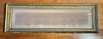 Antique Print, Signers Of The Declaration Of Independence (CTF10)
