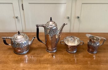 Four Piece Silver Tea Set (CTF10)