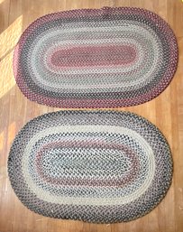 Two Vintage Braided Rugs (CTF10)