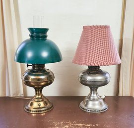 Two Antique Aladdin Lamps  (cTF20)