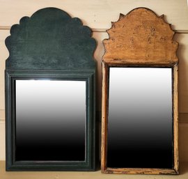 Two Queen Anne Style Mirrors  (CTF10)