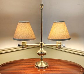 Vintage Brass Double Lamp (CTF10)