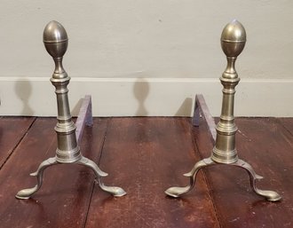 Antique Lemon Top Andirons (CTF10)