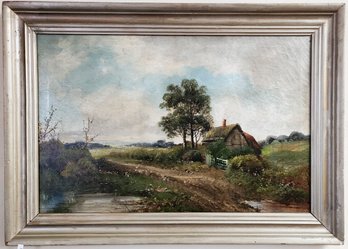 E. Cole Oil Painting, Landscape (CTF10)