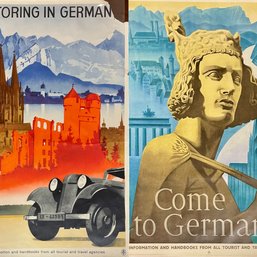 Two Vintage German Travel Posters (CTF10)