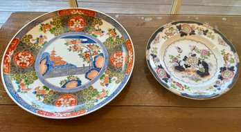 Vintage Imari & Antique English Transferware Plates (CTF5)