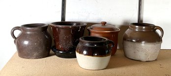 Vintage Stoneware, 5 Pcs (CTF20)