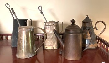 Three Vintage Cape Cod Lighters And Two Teapots (CTF10)