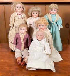 *Updated* Six Bisque Head Dolls, Armand Marseille And Others (CTF10)