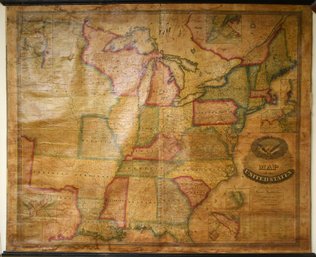 Rare 1835 United States Map (CTF20)