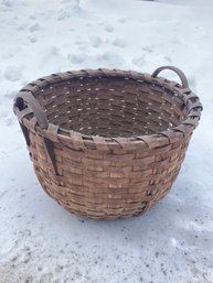 Antique Splint Apple Basket (CTF10)