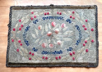 Antique Hooked Rug, Fruit (CTF10)
