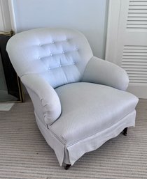 Quality Blue Upholstered Chair (CTF20)