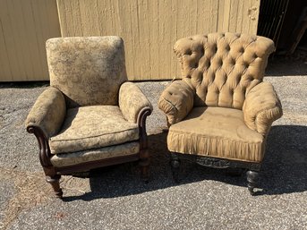Two Victorian Sleepy Hollow Chairs (CTF30)