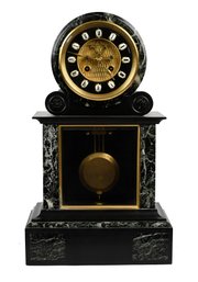 Antique French Marble Mantle Clock (CTF20)