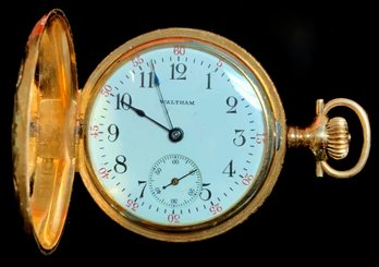 14k Gold Waltham Pocket Watch (CTF10)