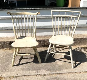 Two Antique Windsor Chairs (CTF10)