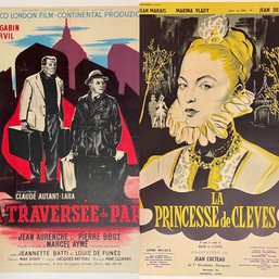 Two Vintage French Movie Posters (CTF10)