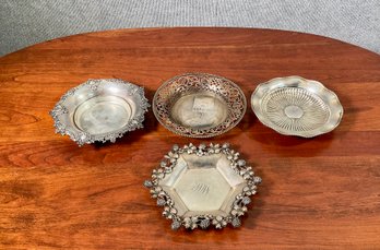 Four Antique Sterling Dishes (CTF10)