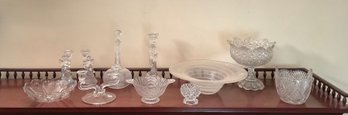 Vintage Clear Glass, 9pcs (CTF30)