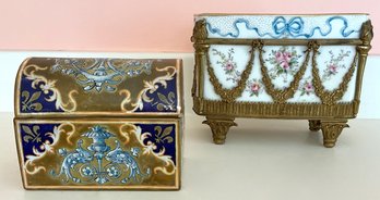 Sevres Brass Mounted Vase And Ulysse Blois Box (CTF10)