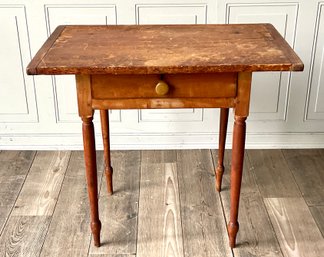 Antique Country One Drawer Tavern Table (CTF20)
